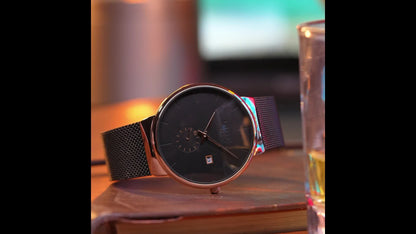 LIGE Premium Quartz Chronograph Watch